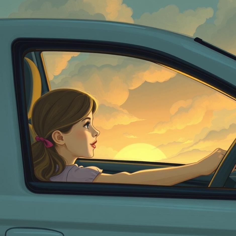 Dream : Your daughter driving a car in a dream