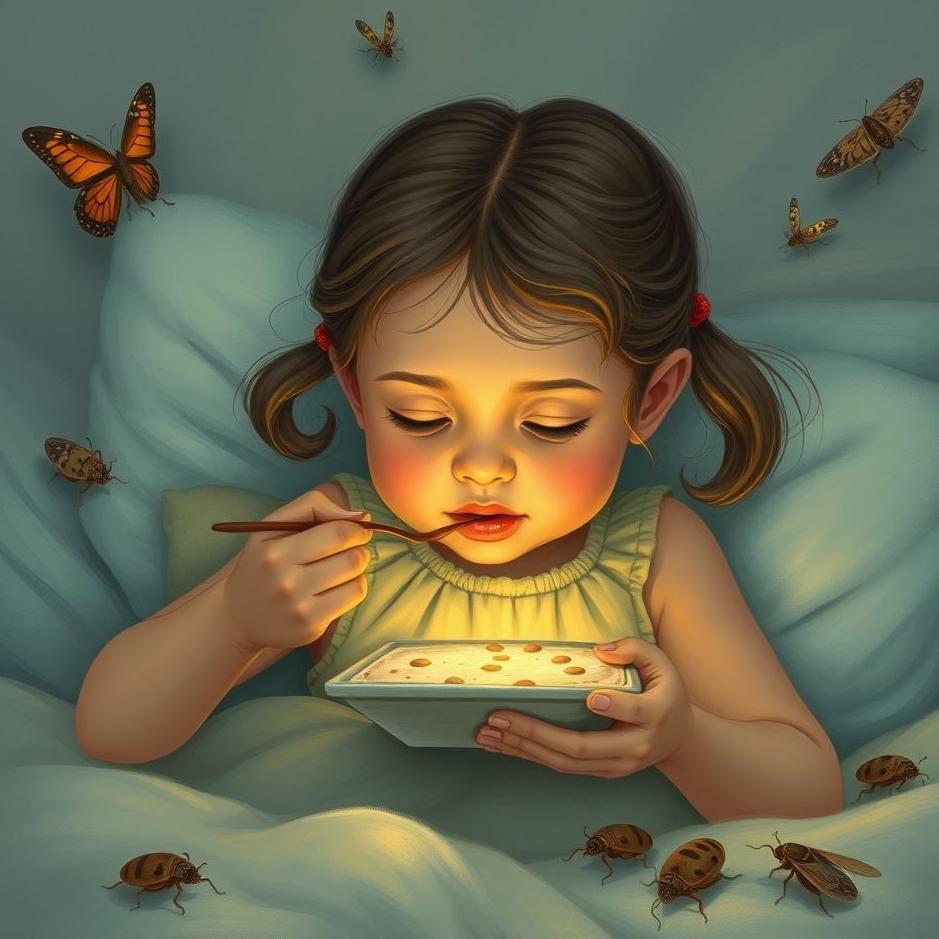 Dream : Your daughter eating bugs in your dream