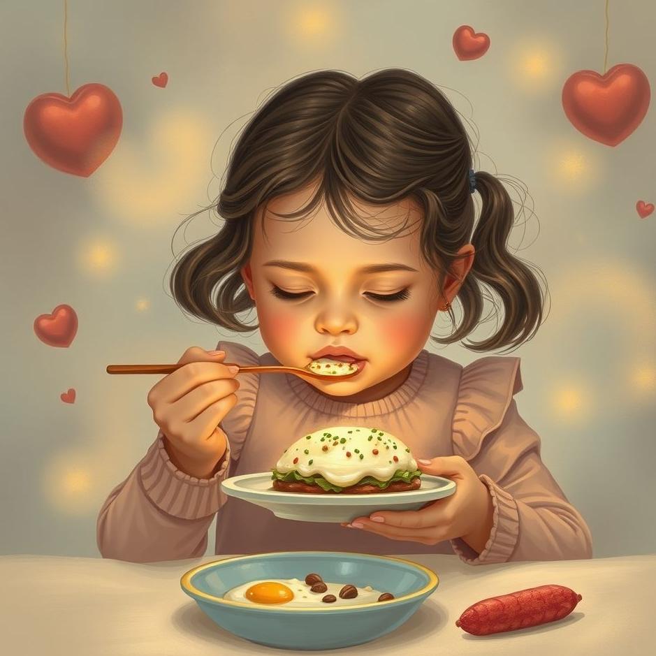 Dream : Your daughter eating in a dream