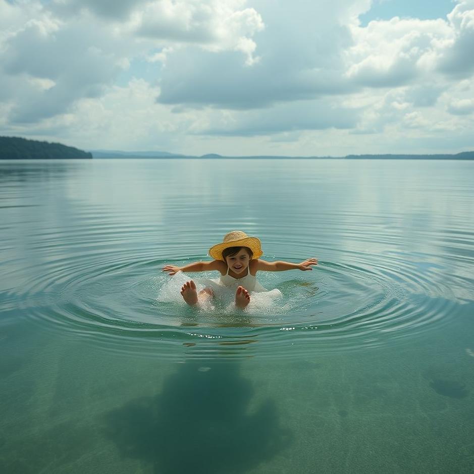 Dream : Your daughter fall into a lake in a dream