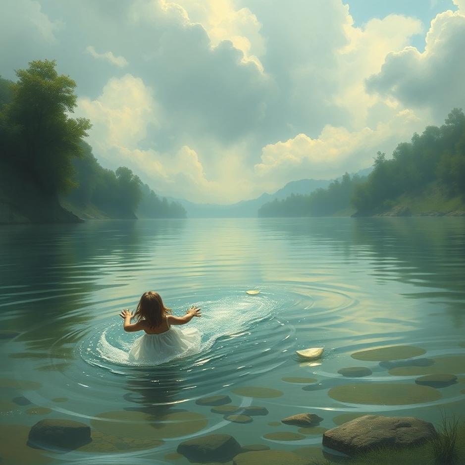 Dream : Your daughter fall into the river in your dream