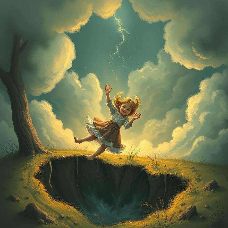 Dream : Your daughter falling into a pit in your dream