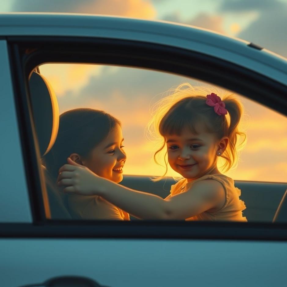 Dream : Your daughter getting into a car in a dream