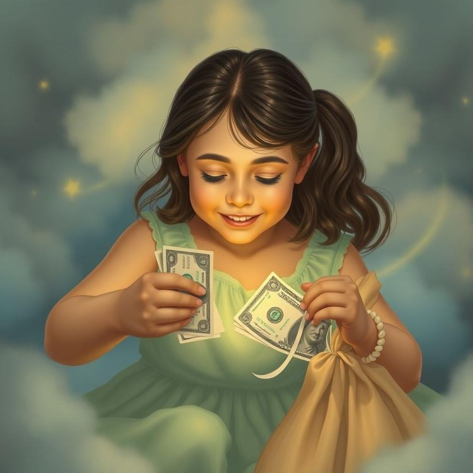 Dream : Your daughter giving you money in your dream