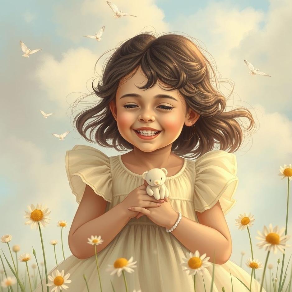 Dream : Your daughter happy in a dream