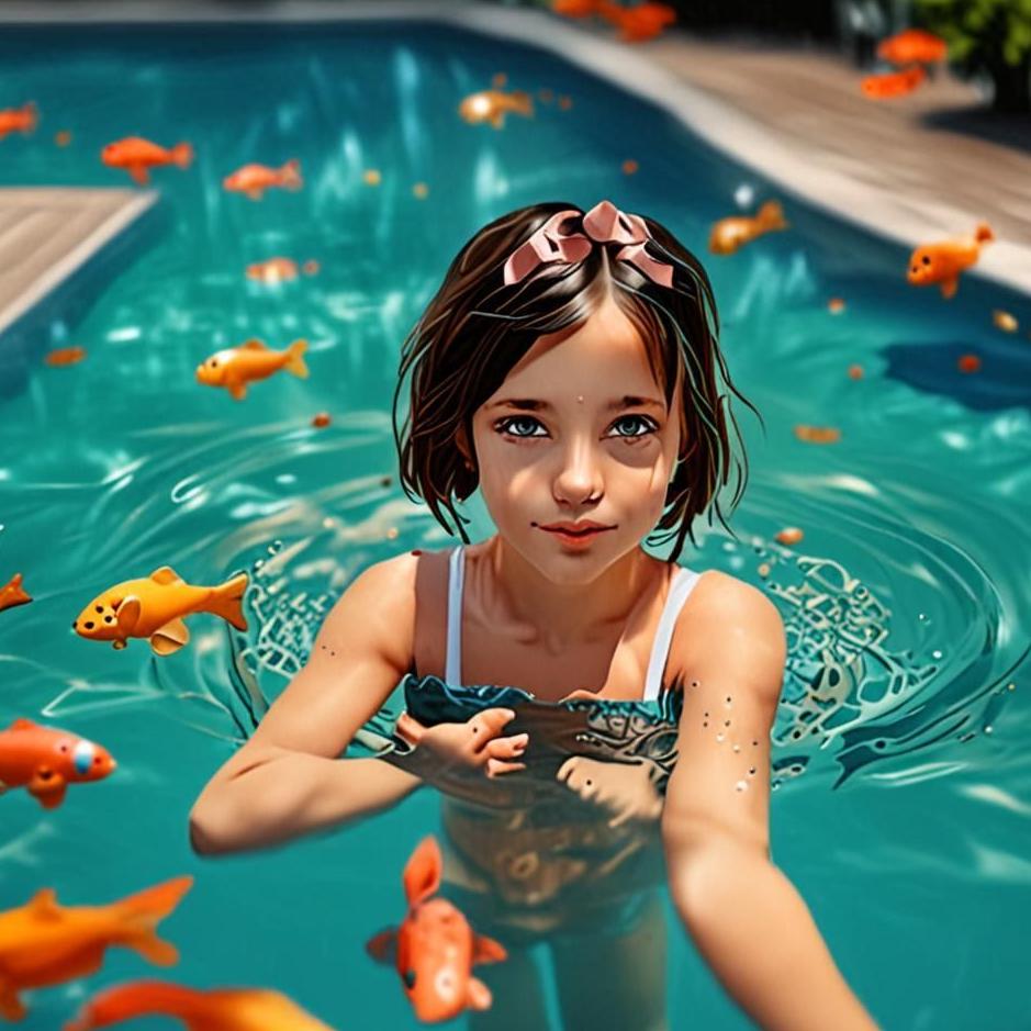 Dream : Your daughter in a pool in a dream