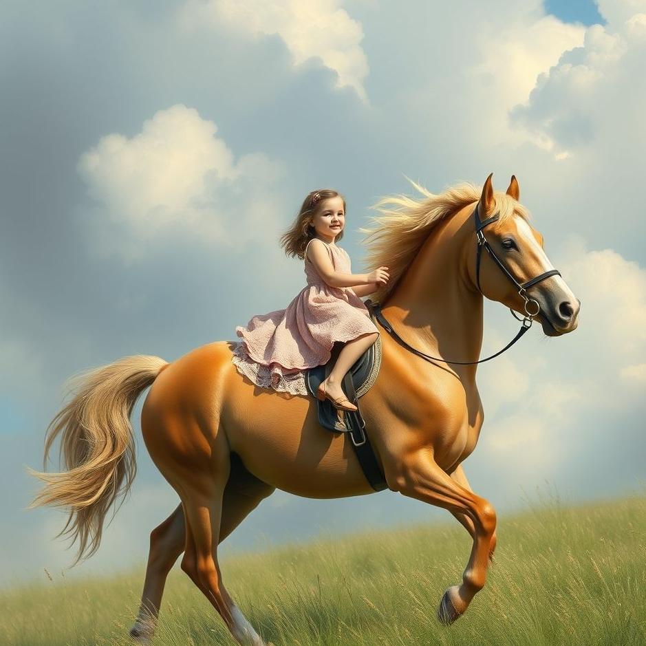 Dream : Your daughter on a horse in a dream