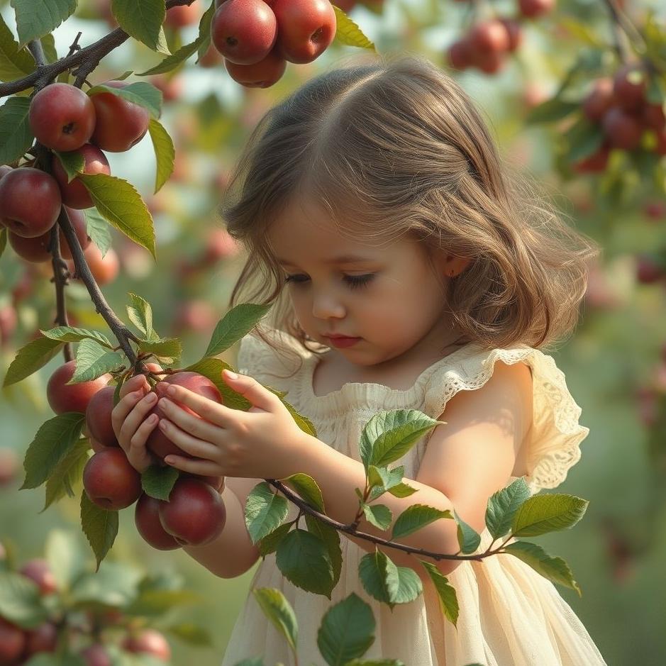 Dream : Your daughter picking plums in your dream