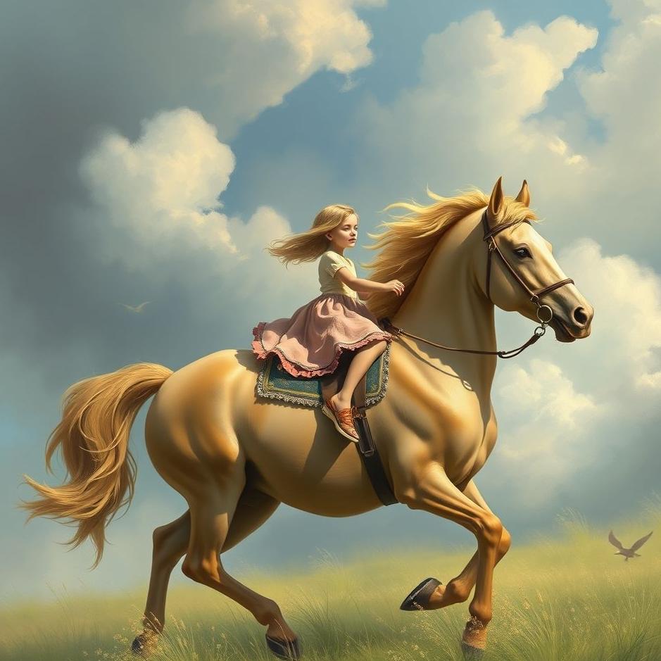 Dream : Your daughter riding a horse in a dream