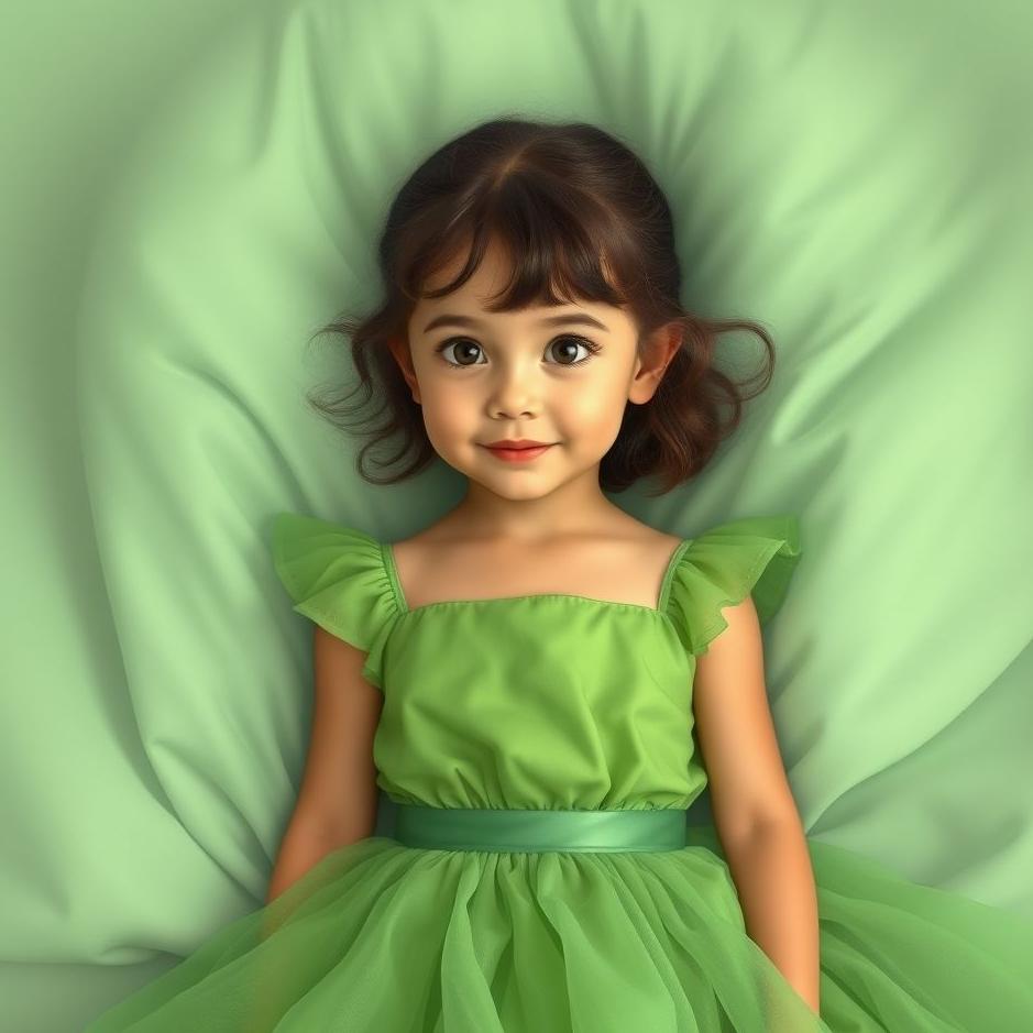 Dream : Your daughter wearing a green dress in your dream