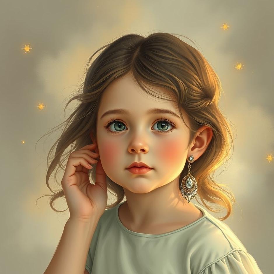 Dream : Your daughter wearing earrings in your dream