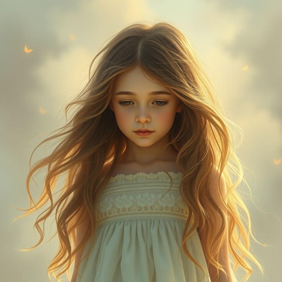 Dream : Your daughter with long hair in a dream