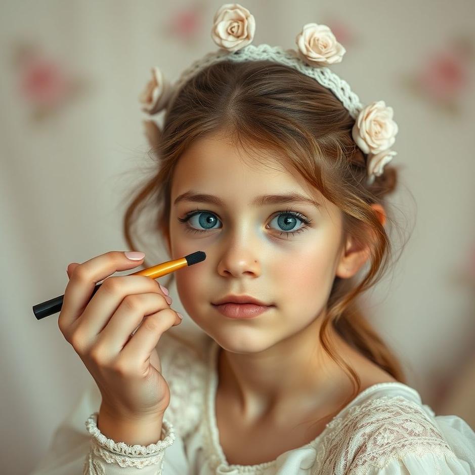 Dream : Your daughter with makeup in your dream