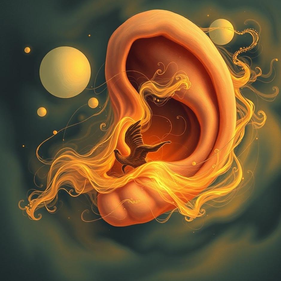 Dream : Your ear running in a dream