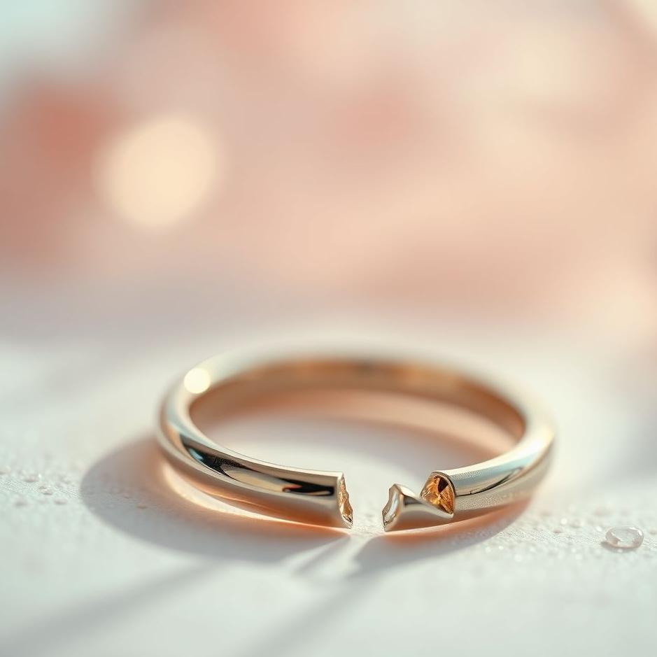 Dream : Your engagement ring cracked in a dream