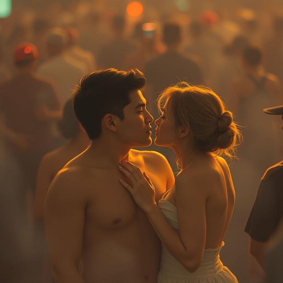 Dream : Your ex-lover in a crowd in a dream