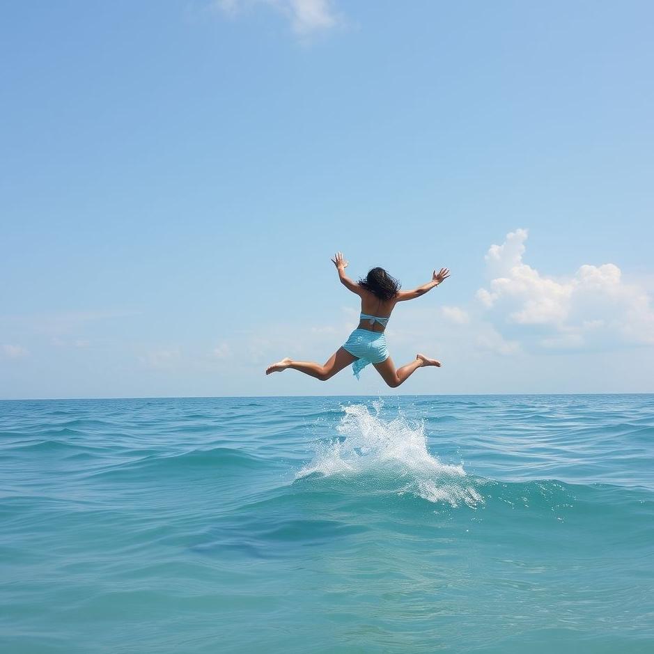 Dream : Your ex-lover jumping into the sea in a dream