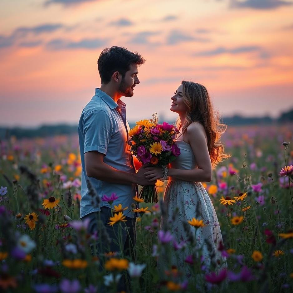 Dream : Your ex-lover with flowers in your dream