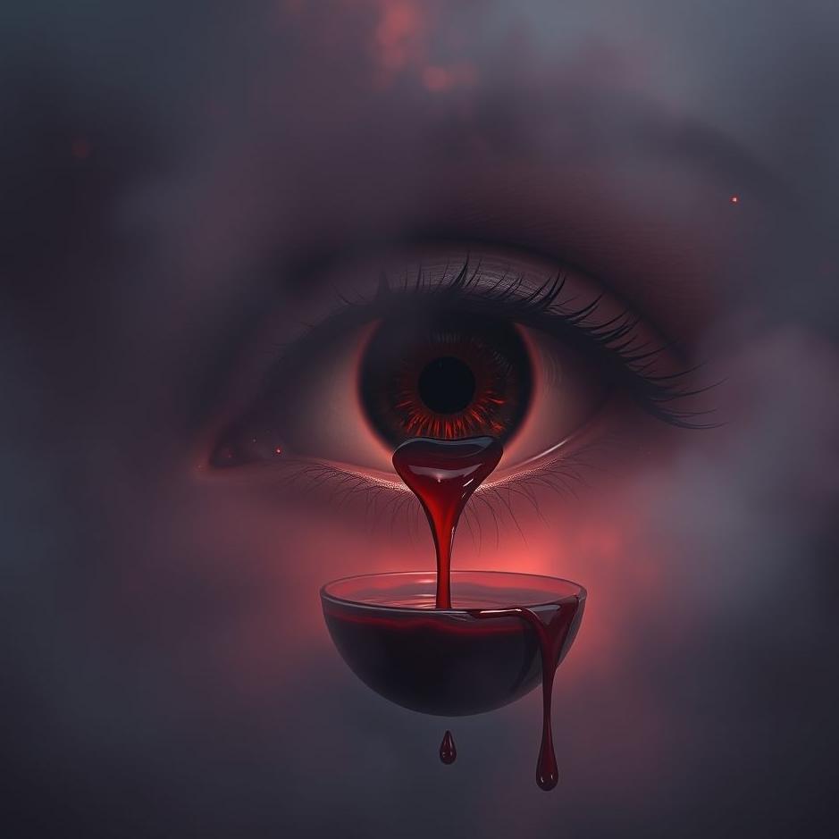 Dream Dictionary : Your eye collecting blood in a dream