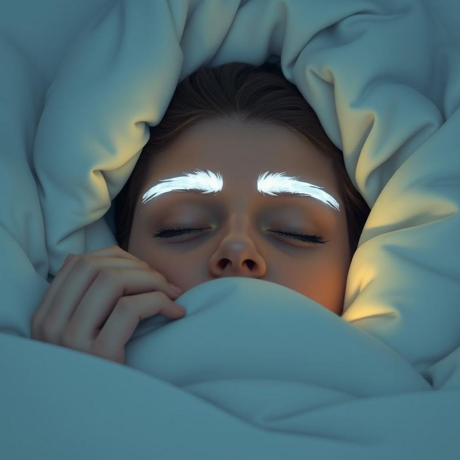 Dream : Your eyebrows turning white in a dream