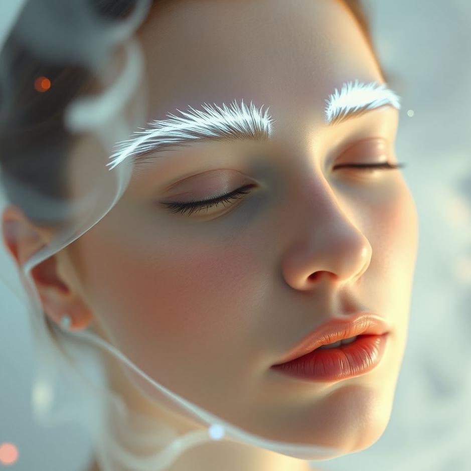 Dream : Your eyebrows whitened in a dream