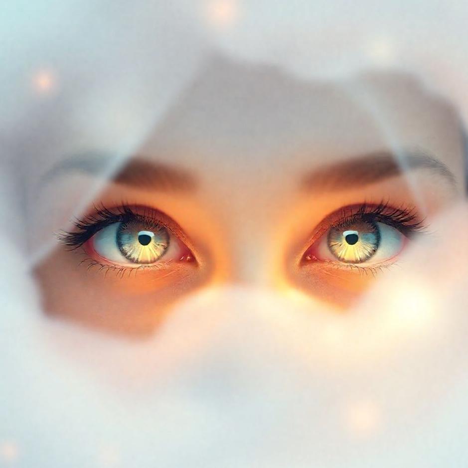 Dream : Your eyes light up in a dream