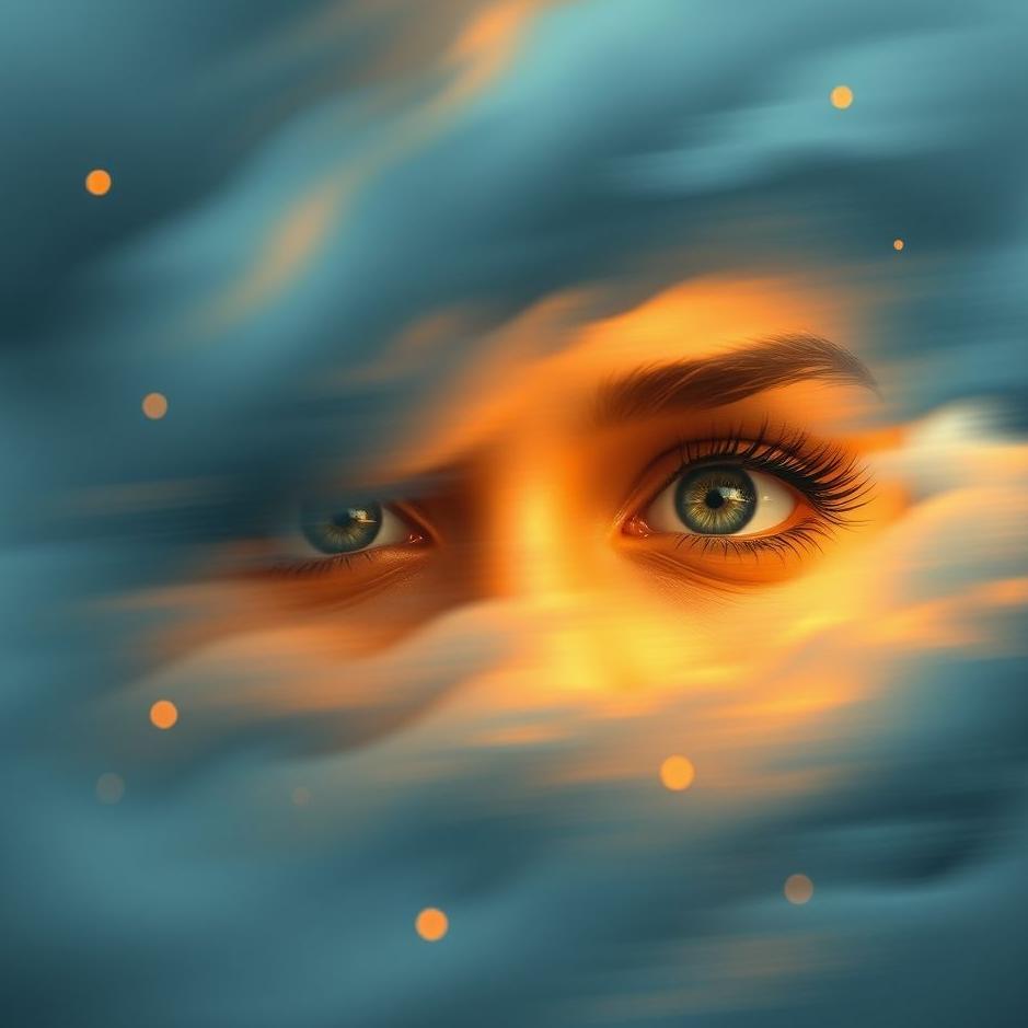 Dream : Your eyes running in a dream