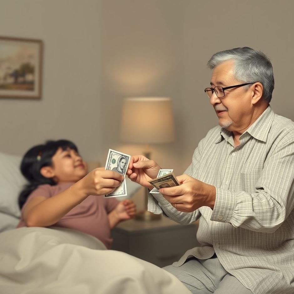 Dream : Your father-in-law giving you money in your dream