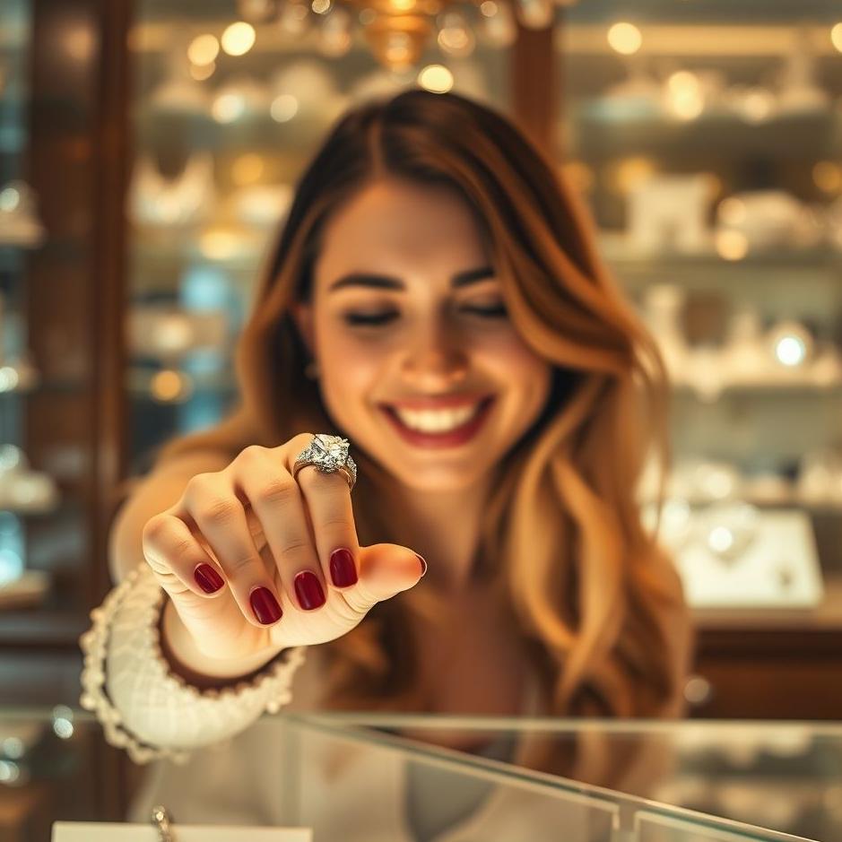 Dream : Your fiancee buying a ring in a dream