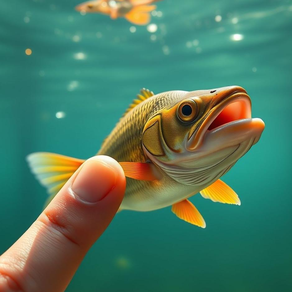 Dream : Your finger bitten by a fish in a dream