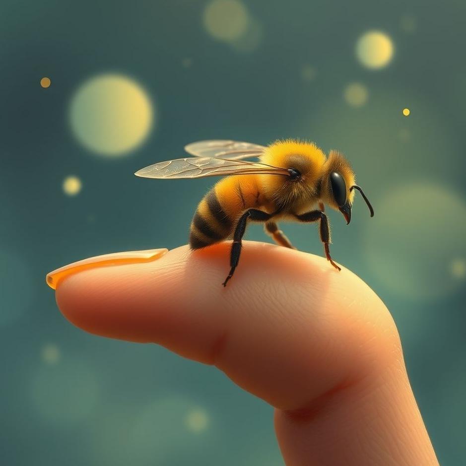 Dream : Your finger stung by a bee in a dream