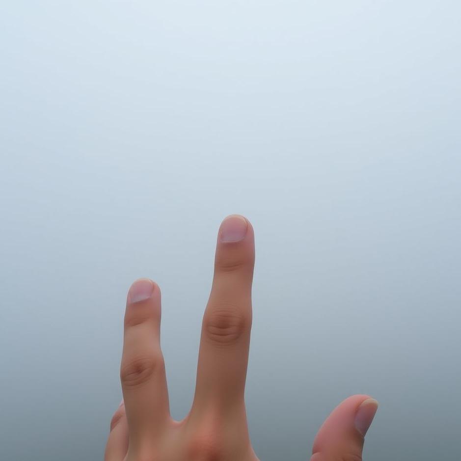 Dream : Your fingers foggy in a dream