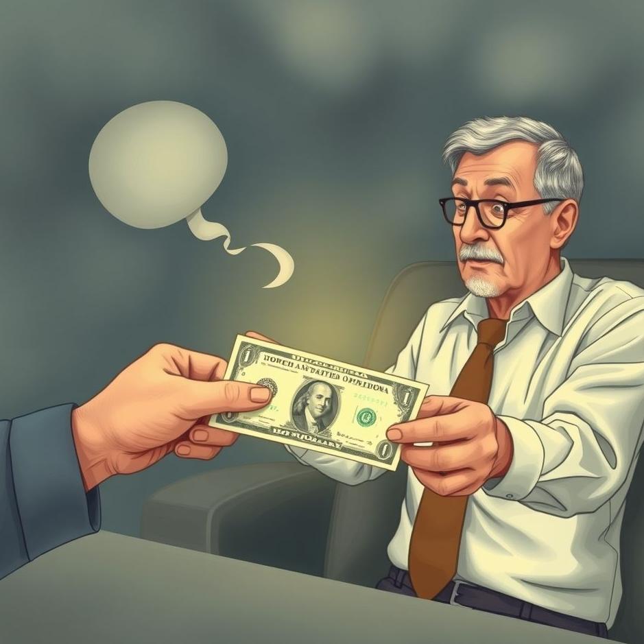 Dream : Your former boss giving you paper money in your dream