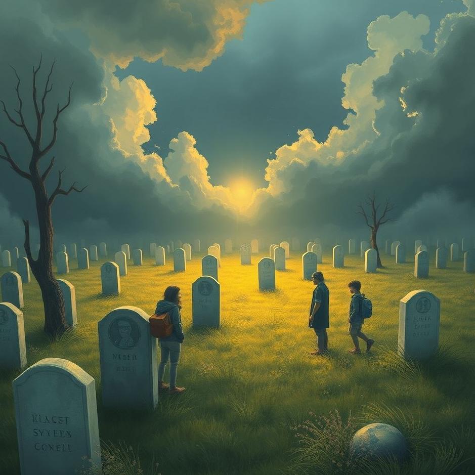 Dream : Your friends in a cemetery in a dream