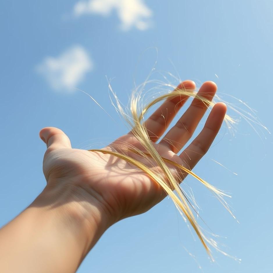 Dream : Your hair coming to your hand in a dream