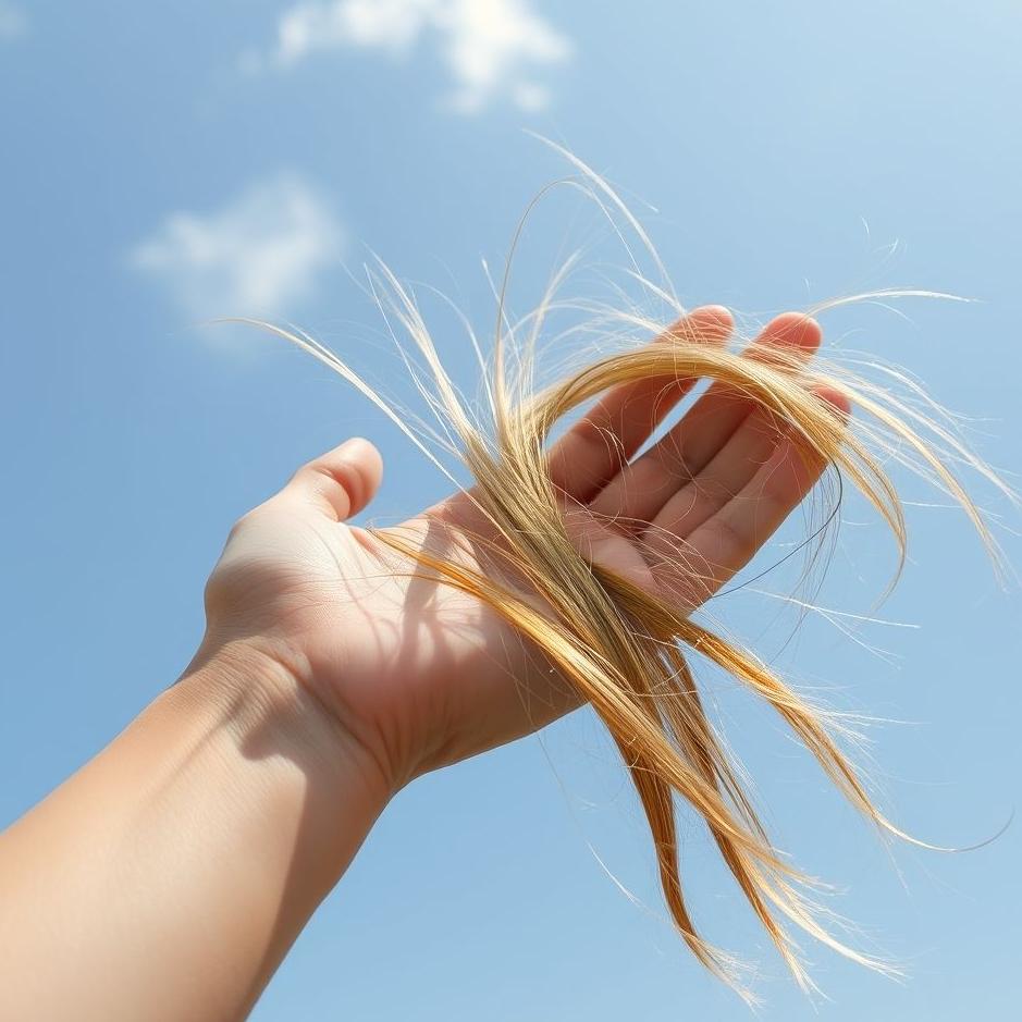 Dream : Your hair coming to your hand in bunches in a dream
