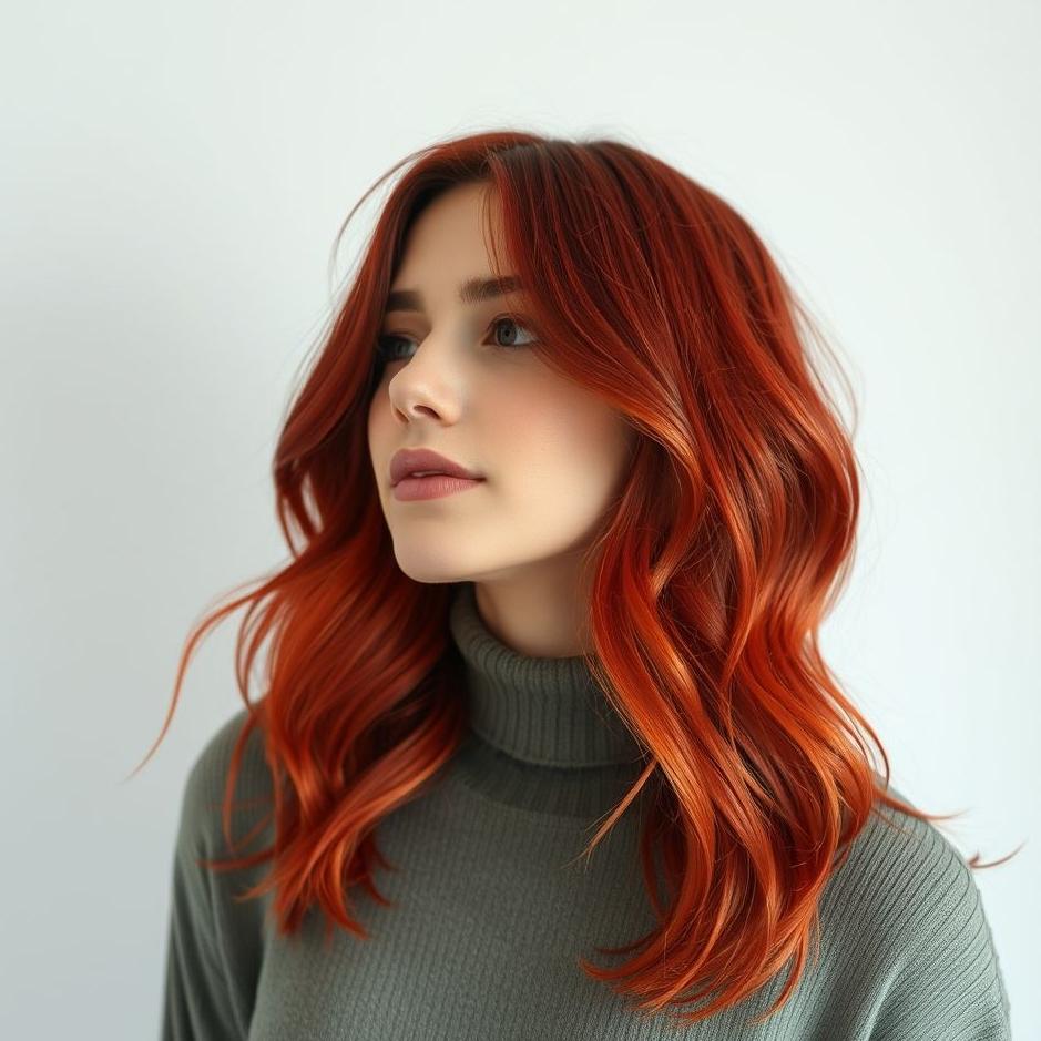 Dream : Your hair cut and dyed red in a dream