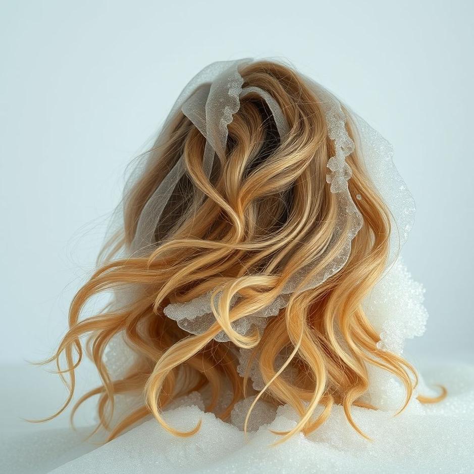 Dream : Your hair foamy in a dream