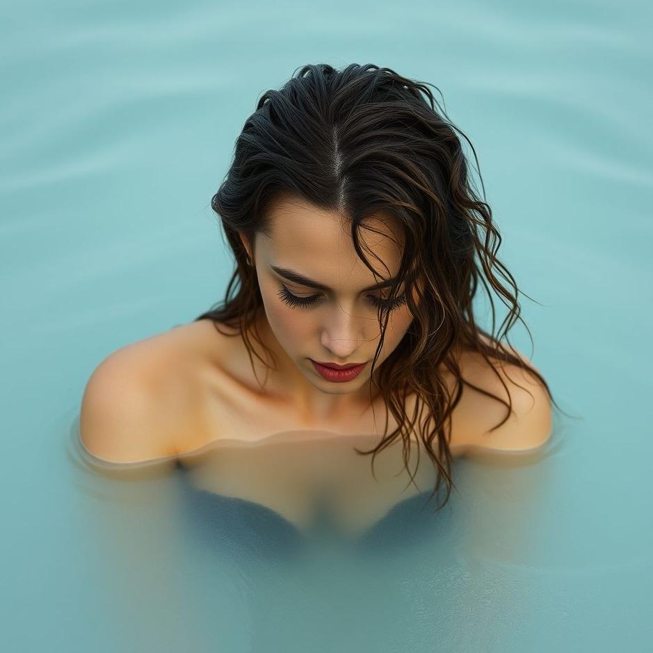 Dream : Your hair getting wet in a dream