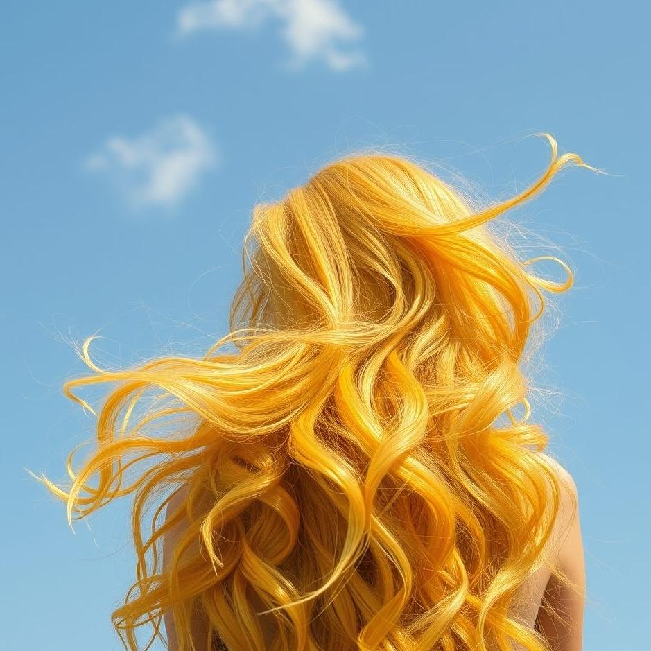 Dream : Your hair golden yellow in a dream