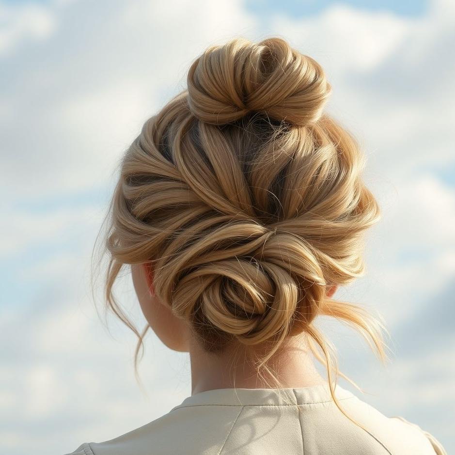 Dream : Your hair in a bun in a dream