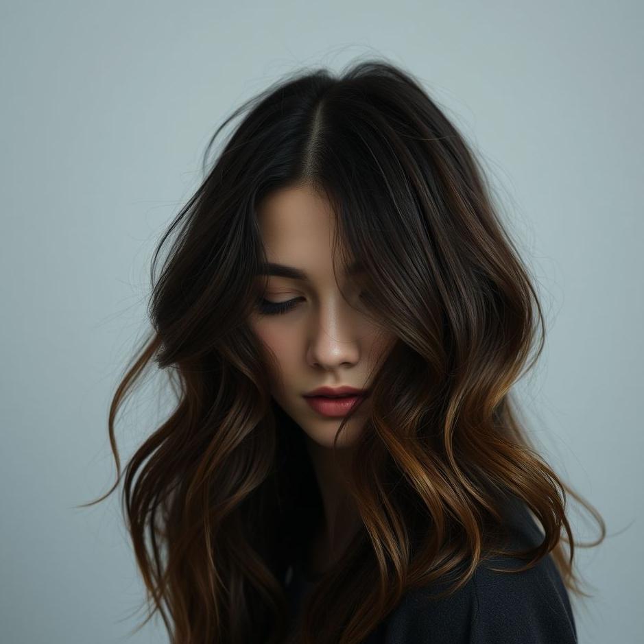 Dream : Your hair in a dark color in a dream