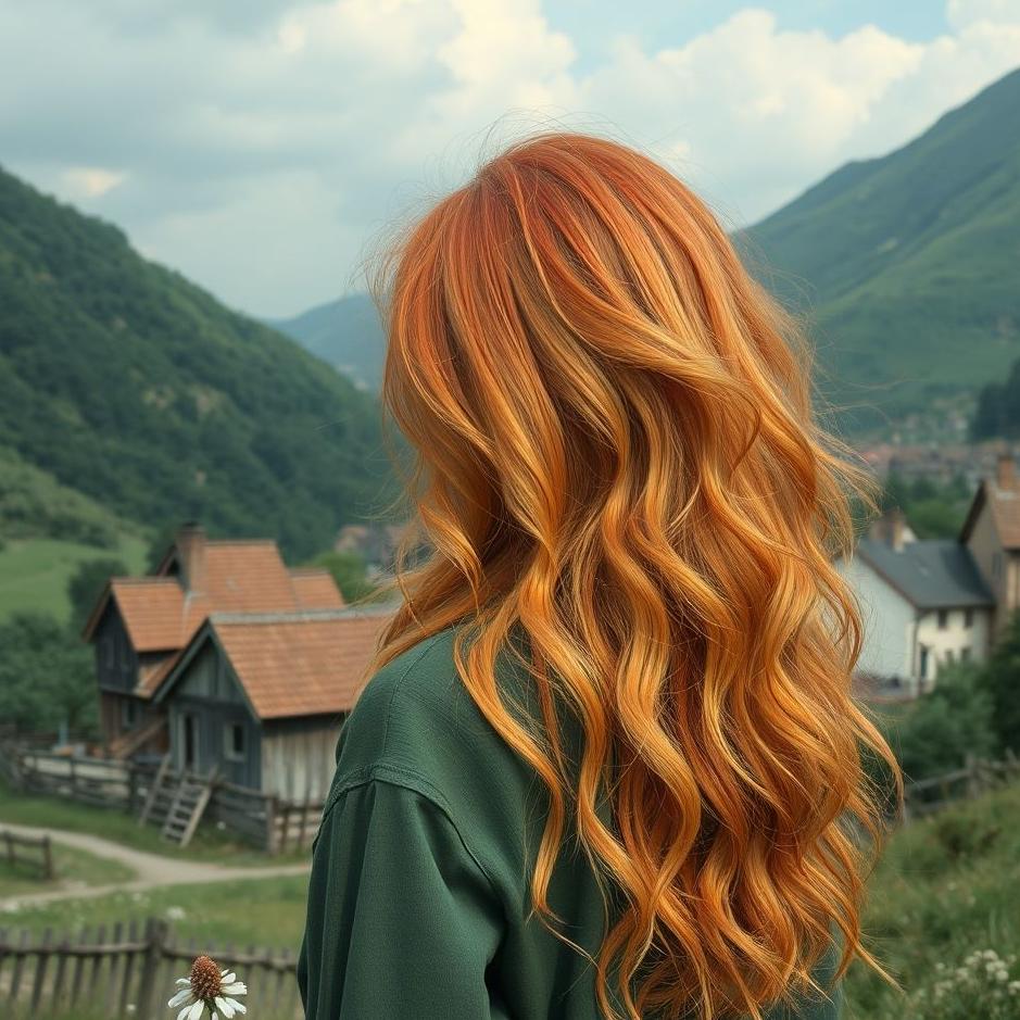 Dream : Your hair in the color of the village in a dream