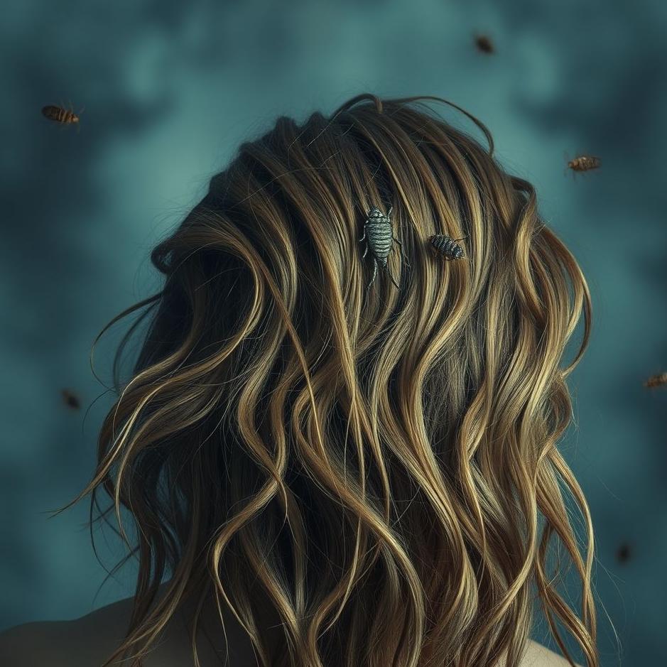 Dream : Your hair infested with lice in your dream