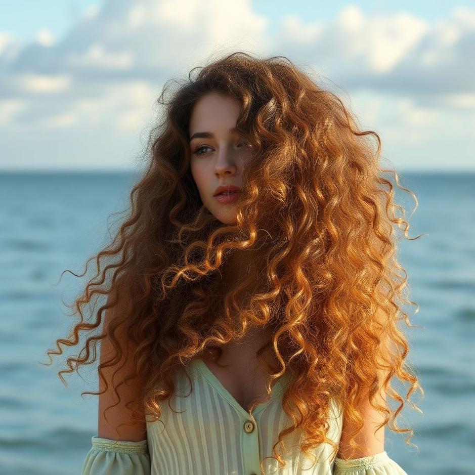 Dream : Your hair long and curly in a dream