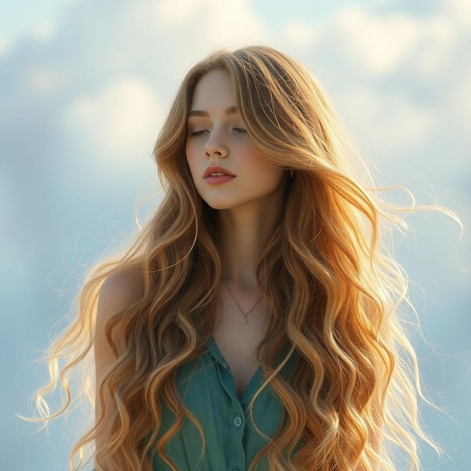 Dream : Your hair long and very beautiful in a dream