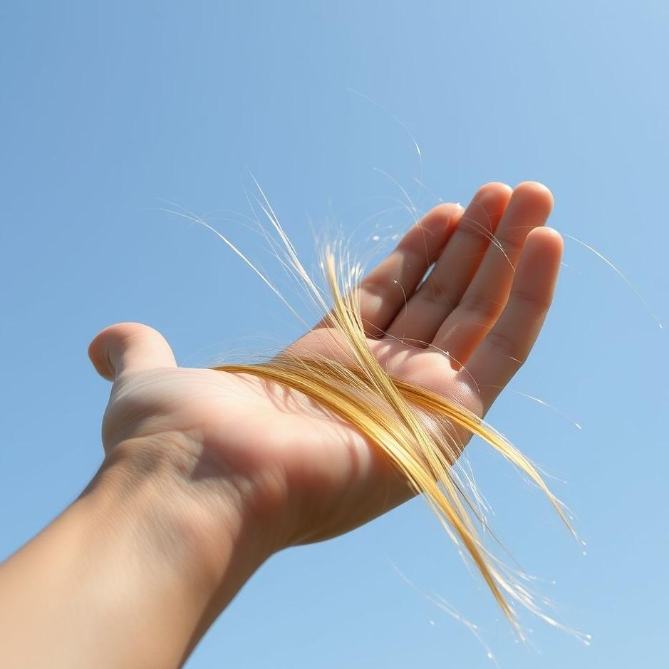 Dream : Your hair remaining in your hand in a dream