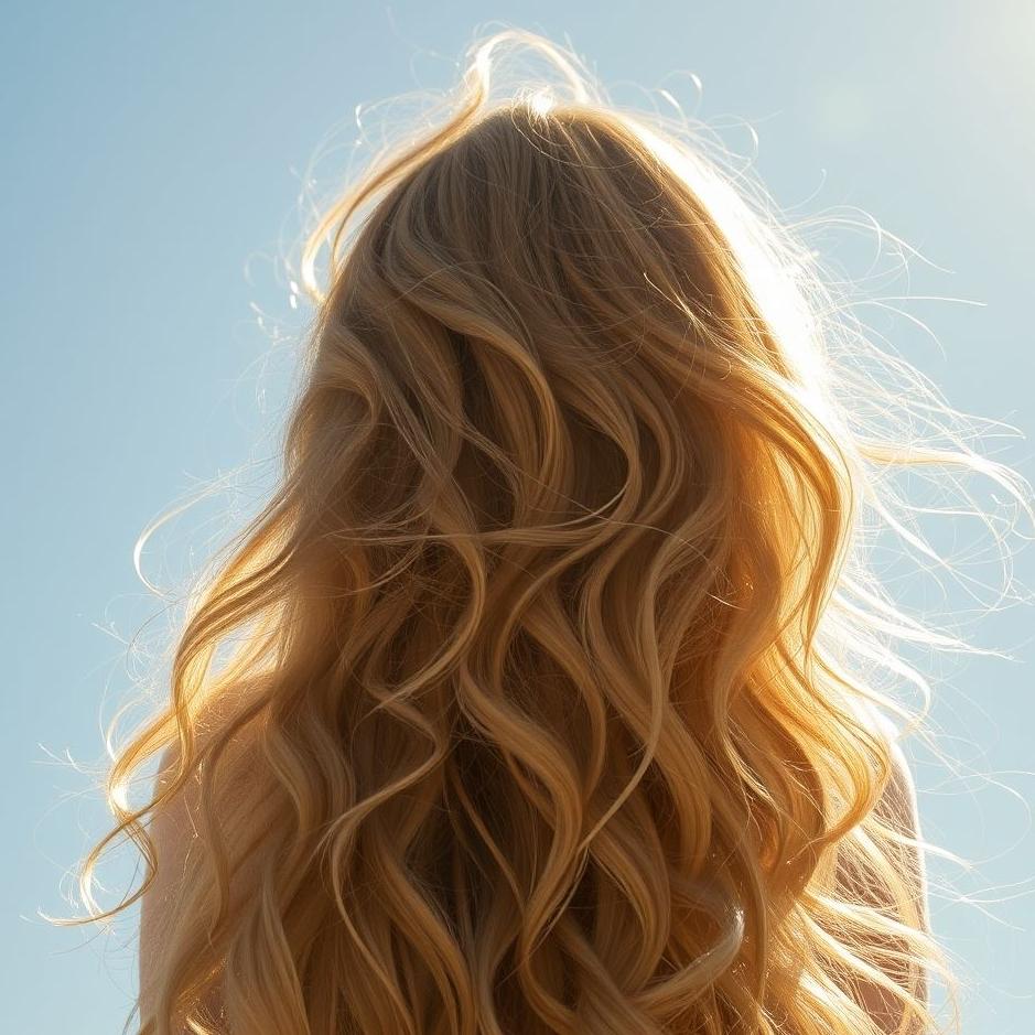 Dream : Your hair shining in a dream