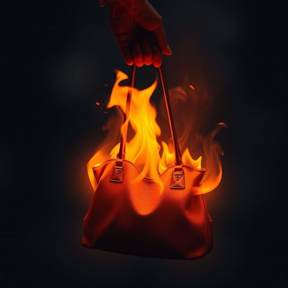 Dream : Your handbag burning in your dream