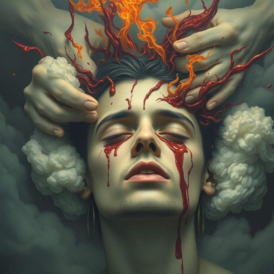 Dream : Your head break and bleed in a dream